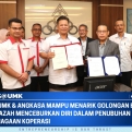 THE MOA BETWEEN UMK AND ANGKASA IS AIMED TO ATTRACT GRADUATED YOUTH TO ENGAGE IN THE ESTABLISHMENT OF COOPERATIVE BUSINESSES