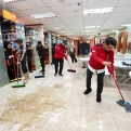 PERPUSTAKAAN UMK KAMPUS KOTA KEMBALI PULIH SEPENUHNYA, OPERASI PEMBERSIHAN  SEGERA DIBUAT SELEPAS BANJIR SURUT